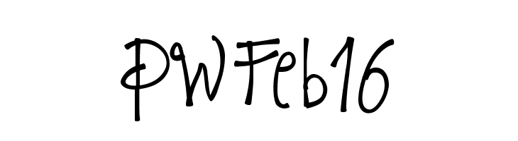 PWFeb16  font caratteri gratis