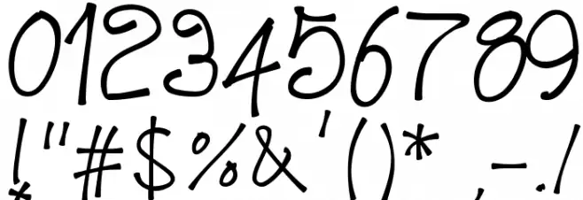 PWFeb16 Font OTHER CHARS