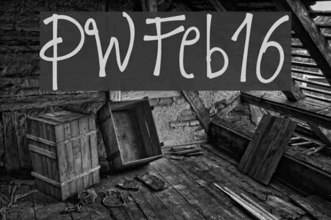PWFeb16 Font examples