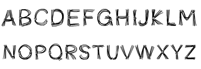 PWFicelles Font LOWERCASE