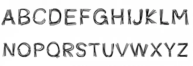 PWFicelles 字体 小写
