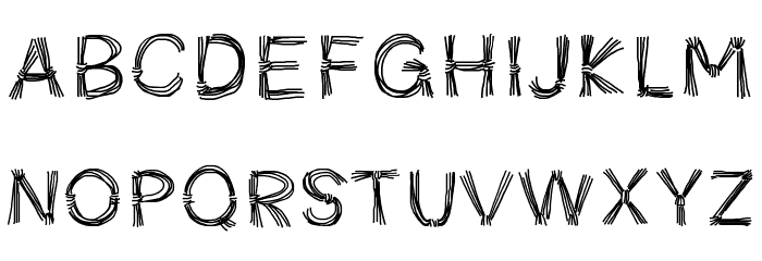 PWFicelles Font LOWERCASE