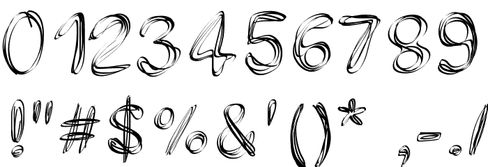 PWFilament Font OTHER CHARS