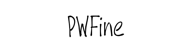 PWFine Font