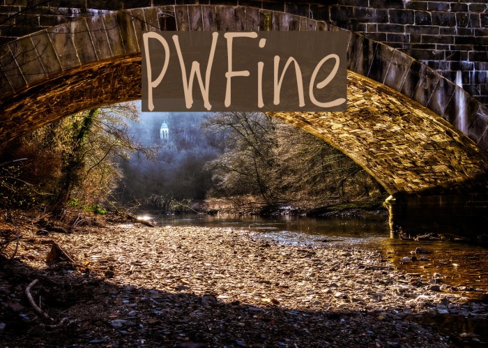 PWFine Font examples