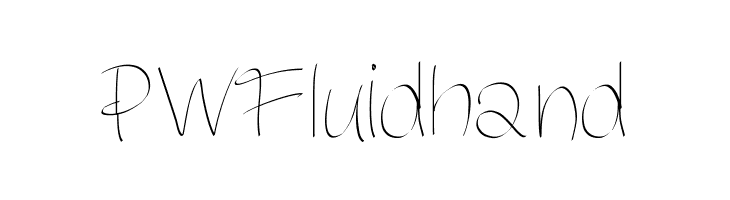 PWFluidhand  नि: शुल्क फ़ॉन्ट्स डाउनलोड