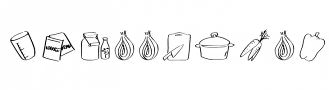 PWFoodblog  font caratteri gratis