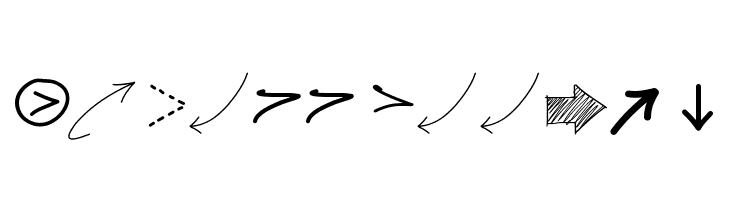 PWFreeArrows  免费字体下载