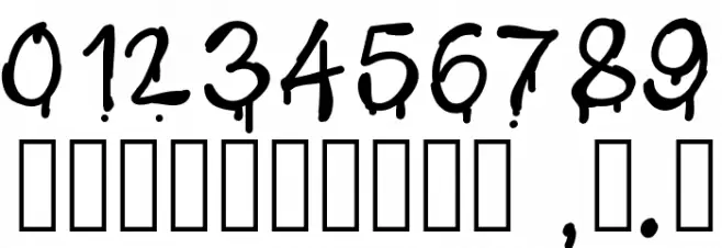 PWFreshpaintings Font OTHER CHARS