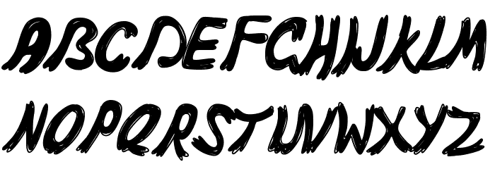 PWGhost Font LOWERCASE