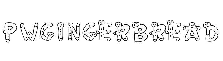 PWGingerbread Font