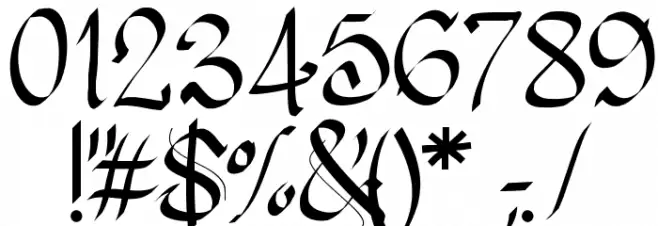 PWGothicStyle Font OTHER CHARS