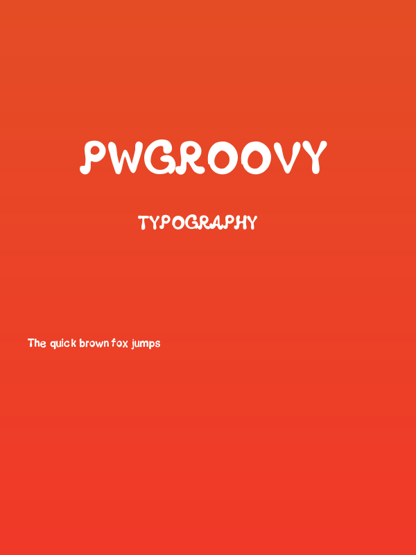 PWGroovy Poster