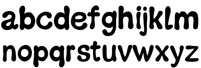 PWGroovy Font LOWERCASE
