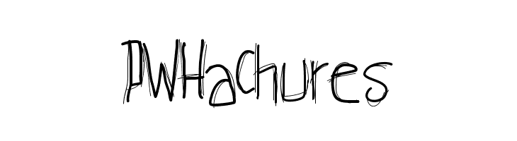 PWHachures  フリーフォントのダウンロード