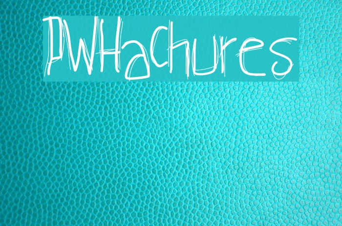PWHachures Font examples