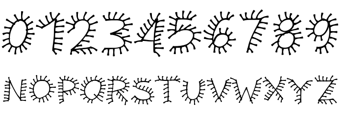 PWHairz Font OTHER CHARS