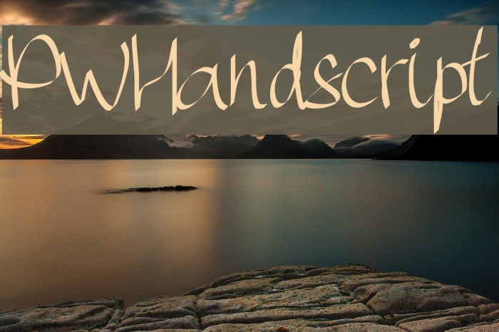 PWHandscript Example 3