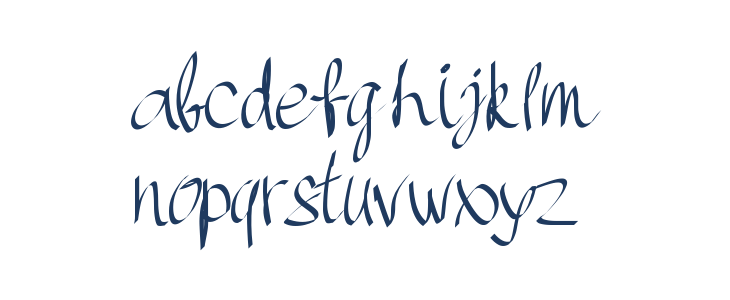 PWHandscript Lowercase
