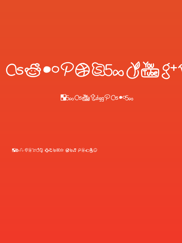 PWHandySocialIcons Poster