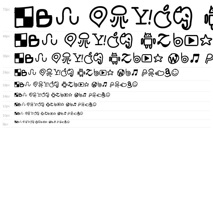 PWHandySocialIcons Waterfall