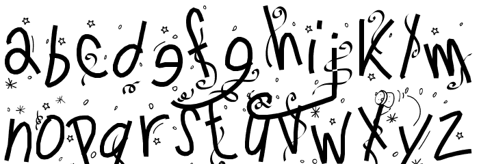 PWHappyNewYear Font LOWERCASE