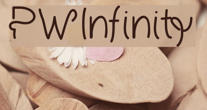 PWInfinity Font examples