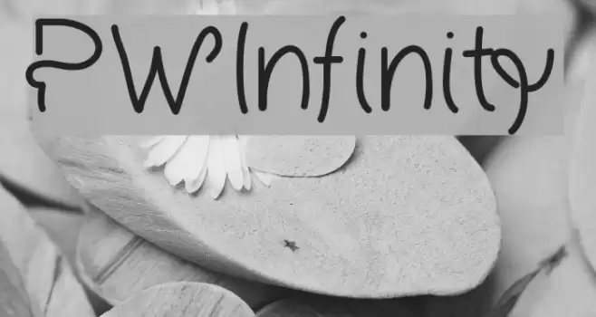 PWInfinity Font examples