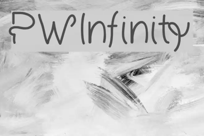 PWInfinity Font examples