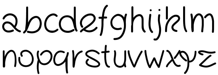 PWInfinity Font LOWERCASE