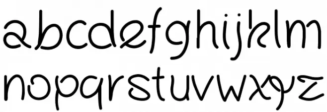 PWInfinity Font LOWERCASE
