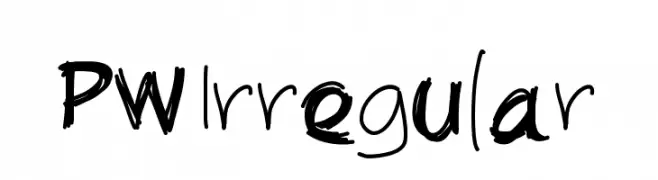 PWIrregular  Descarca Fonturi Gratis
