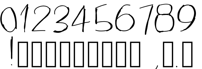 PWJazzy Font OTHER CHARS