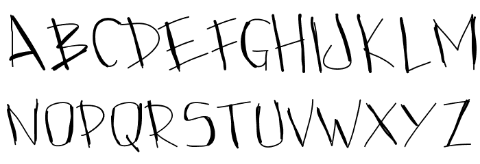 PWJazzy Font LOWERCASE