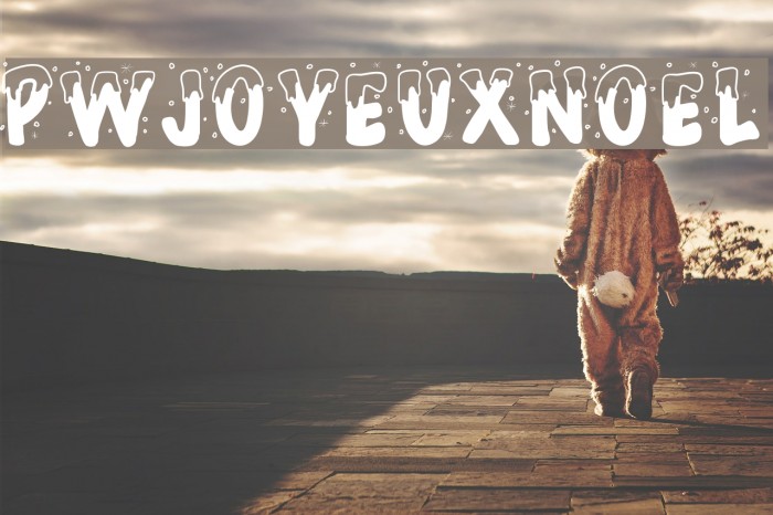 PWJoyeuxNoel Font examples