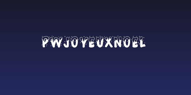 PWJoyeuxNoel Social Header