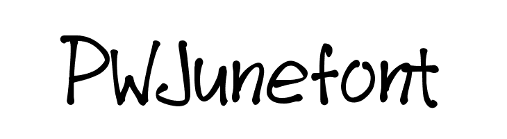 PWJunefont Font