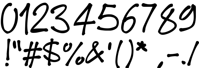 PWJunefont Font OTHER CHARS