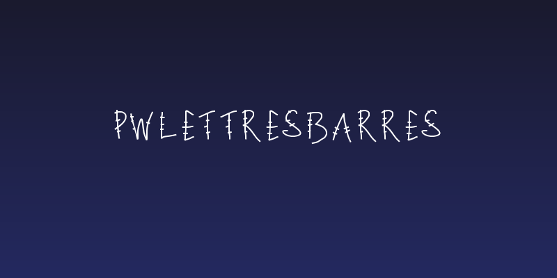 PWLettresbarres Social Header