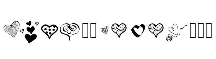 PWLittleHearts  font caratteri gratis