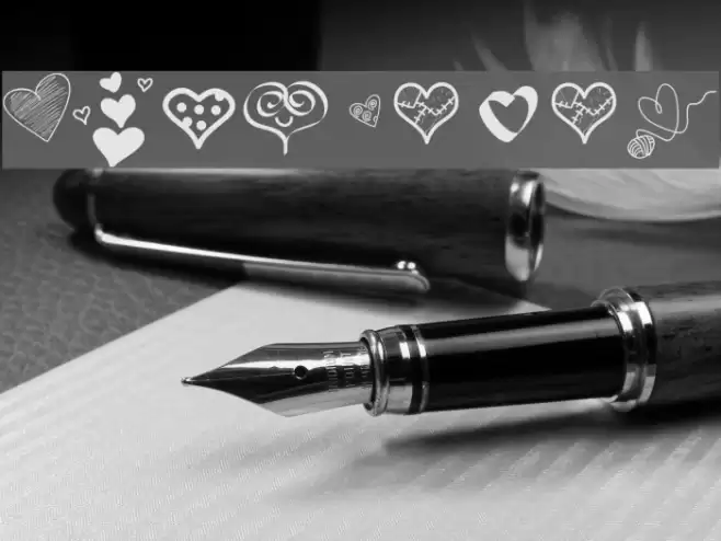 PWLittleHearts Font examples