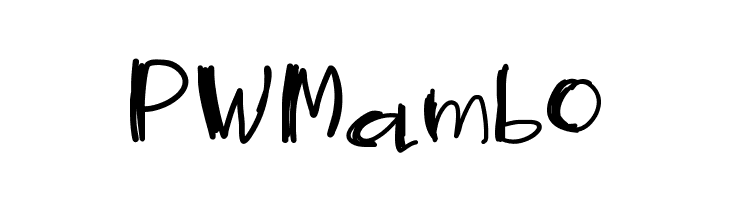 PWMambo फ़ॉन्ट