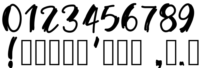 PWMambo Font OTHER CHARS