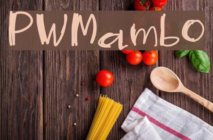 PWMambo Font examples