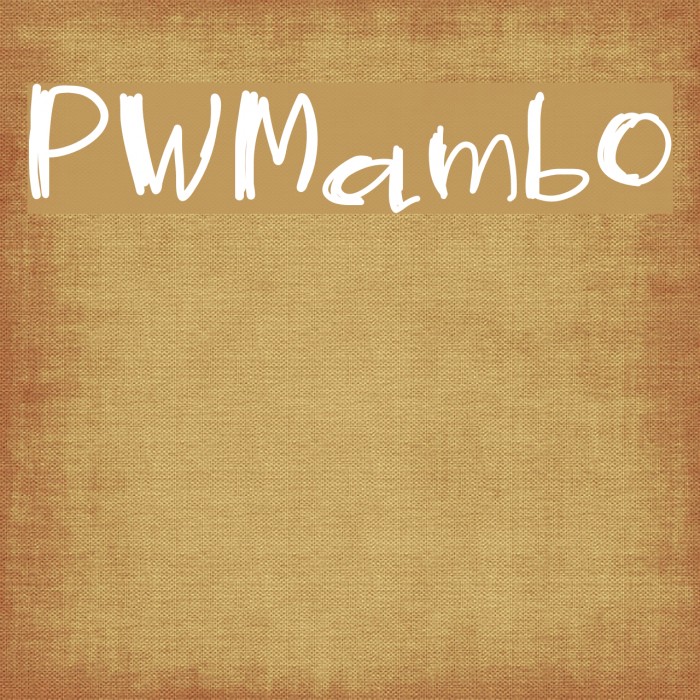 PWMambo Font examples