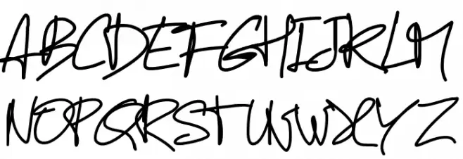 PWManuelfree Font UPPERCASE