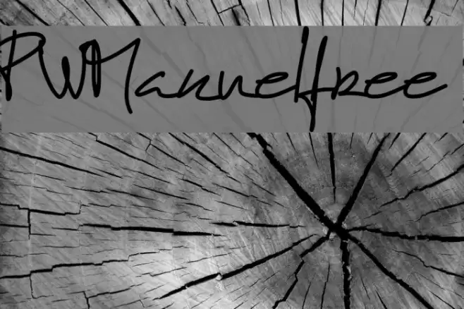 PWManuelfree Font examples