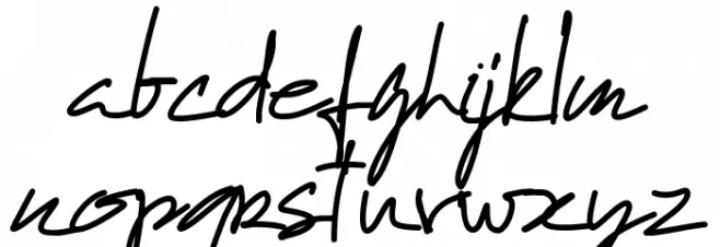 PWManuelfree फ़ॉन्ट लोअरकेस