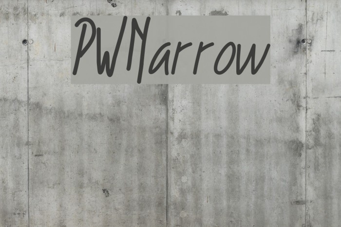 PWNarrow Font examples