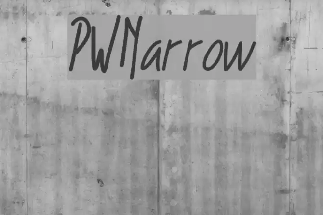 PWNarrow Font examples